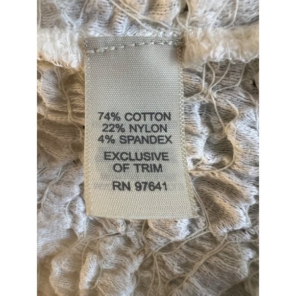 J Jill Blouse L Cream Long sleeve Round Neck Stretch Pull Over - Picture 11 of 14